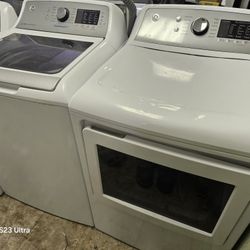 G/e Washer And Electric Dryer Matching Set Working Perfectly Fine Very Clean Super Capacity I Can Deliver To You 90 Days Warranty 