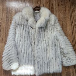 Vintage Real Fur Jacket Coat 