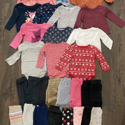 Box of Girls 18 month Clothes