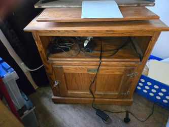 TV Cabinet with 25" moving tray