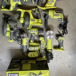 ***Please Read Description *** Multiple Preowned Ryobi Tools & Used Power Tool Sets For Sale