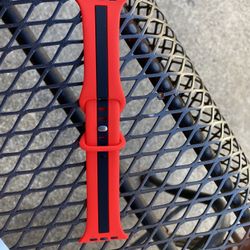 Apple Watch Red And Black Silicone Sports Band 49/45/44/42