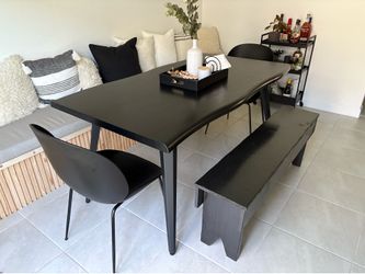 Black Dining Room Table