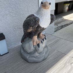 American Bald Eagle Ceramic Statue USA