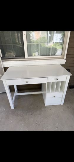 White desk