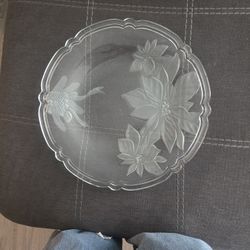 Glass Christmas Dish