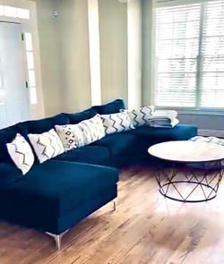 Living Room Set (Sectional) + 65” TV + Stand for Sale