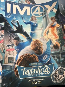 Marvel Studios The Fantastic 4: First Steps IMAX Poster