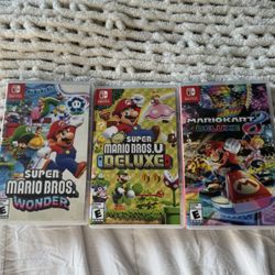 Nintendo Switch Mario Game Bundle 
