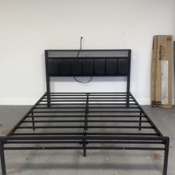 Full Size Bed Frame W/ Headboard