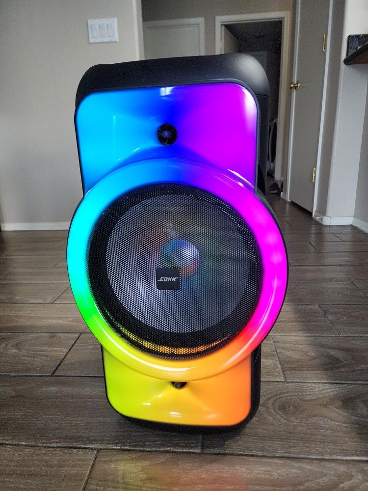 Karaoke Bluetooth Speaker With 2 Wireless Mic