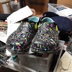 Crocs with straps on the back