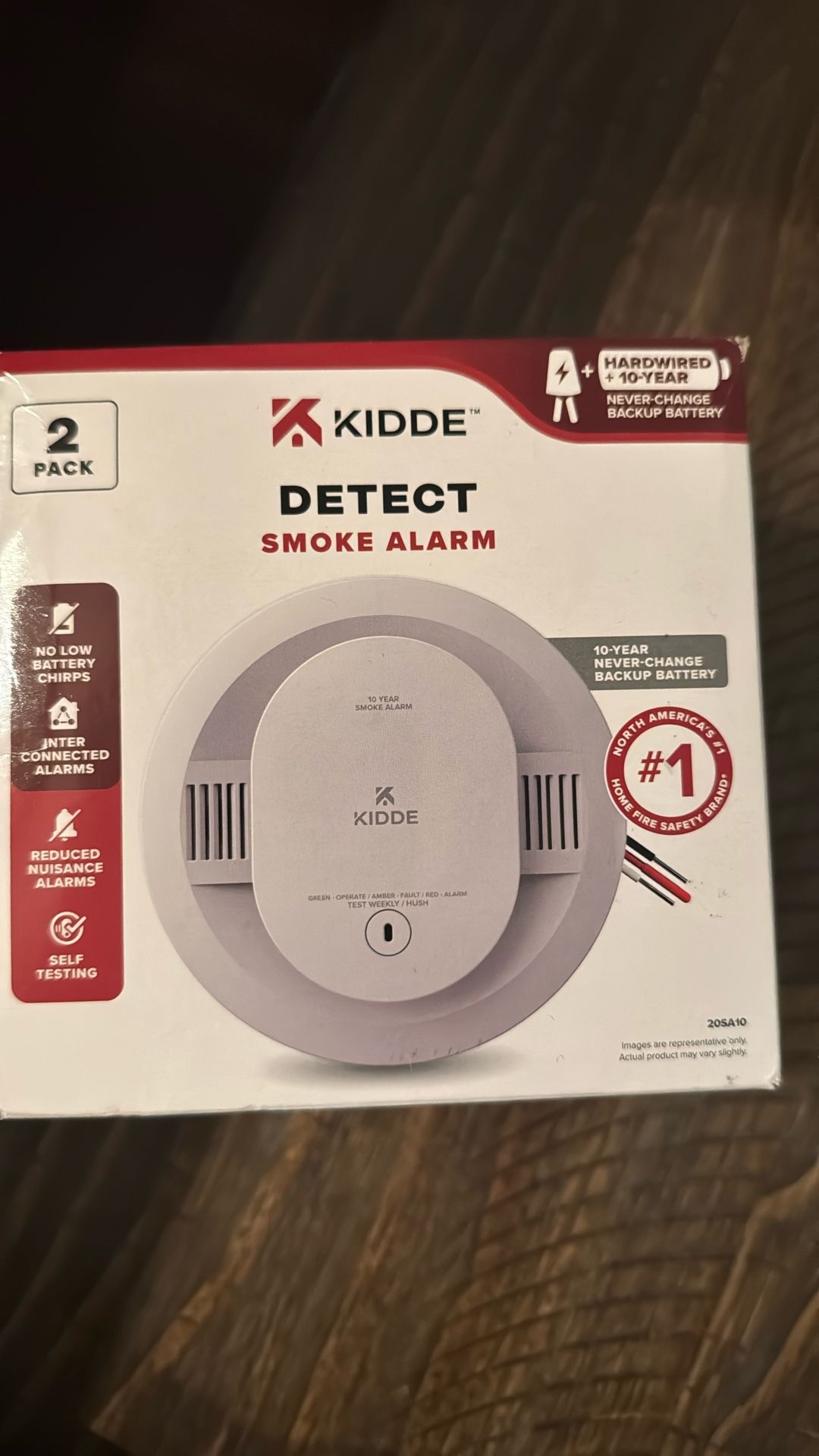 Kidde Smoke Detector Alarm ( Hardwired ) Total Of 3