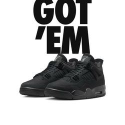 Jordan 4 Black Cats 