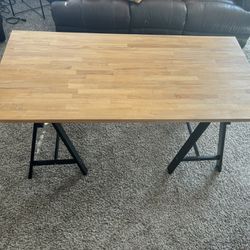 IKEA Gerton Tabletop, solid maple boards 61”x 29 1/2” AND LEGS
