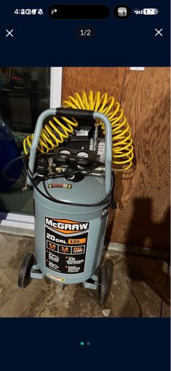 McGraw 20 Gallon Air Compressor 135 PSI