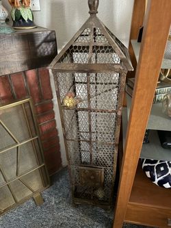 Metal birdcage