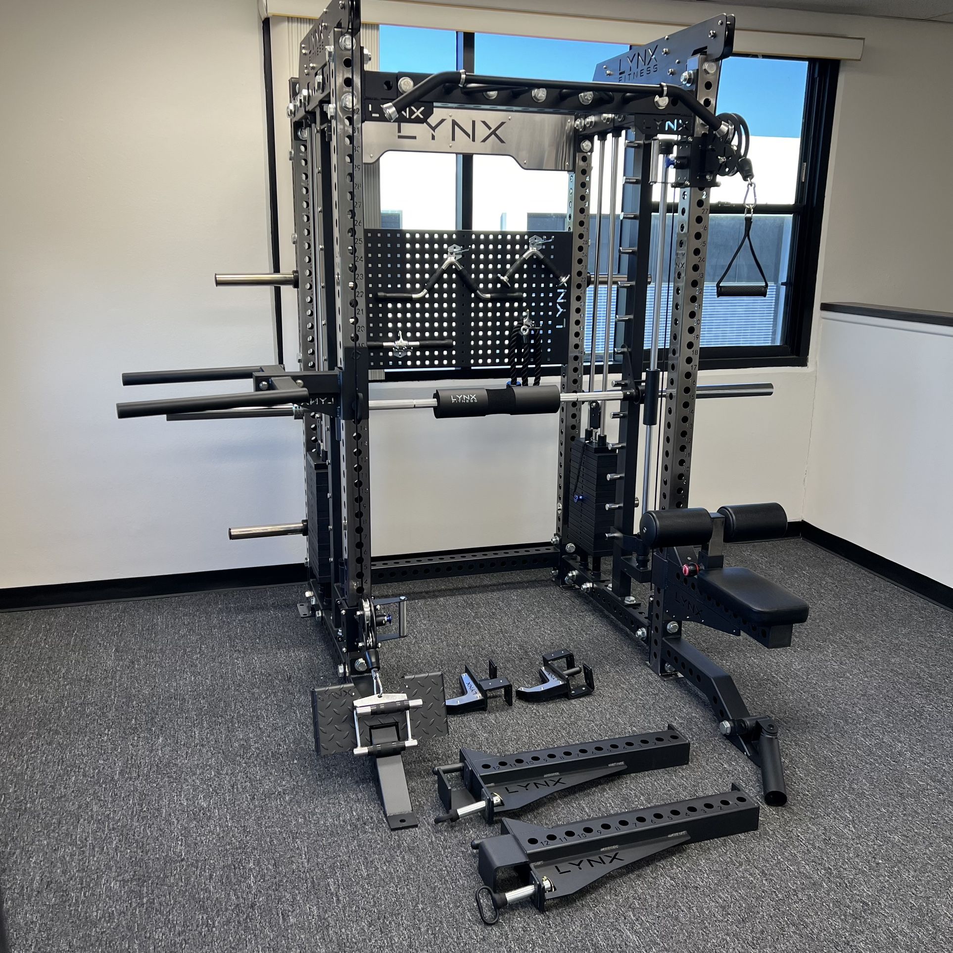 FREE DELIVERY🟢All In One Home Gym🟢 Functional Trainer🟢Smith Machine🟢Squat Rack🟢Cable Machine