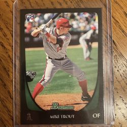 Mike Trout Bowman Rookie Card