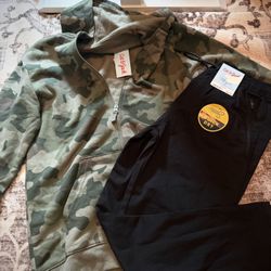 Size 14 Sweater And Large 12 Pants 