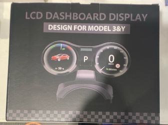 9-inch digital instrument cluster LCD panel (Tesla model 3 and Y)