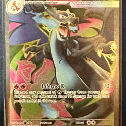 Pokemon Phantasmal Flames Charizard X Ex 109