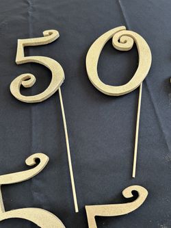 5 And 0 Or 50 Sign/centerpiece/decor