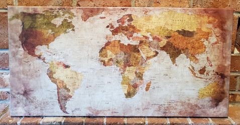 World Map Wall Art