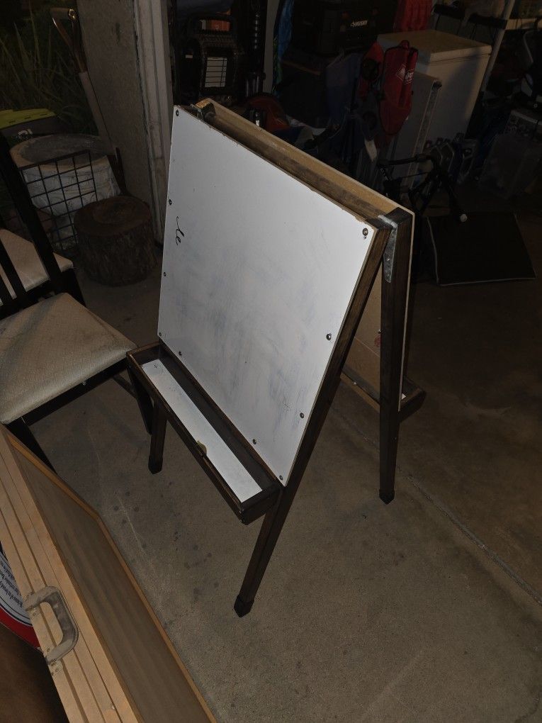 Dual Sided White Board