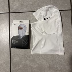 White nike ski mask