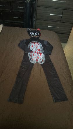Zombie Cat Halloween Costume with Mask