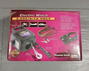 Portable electric winch