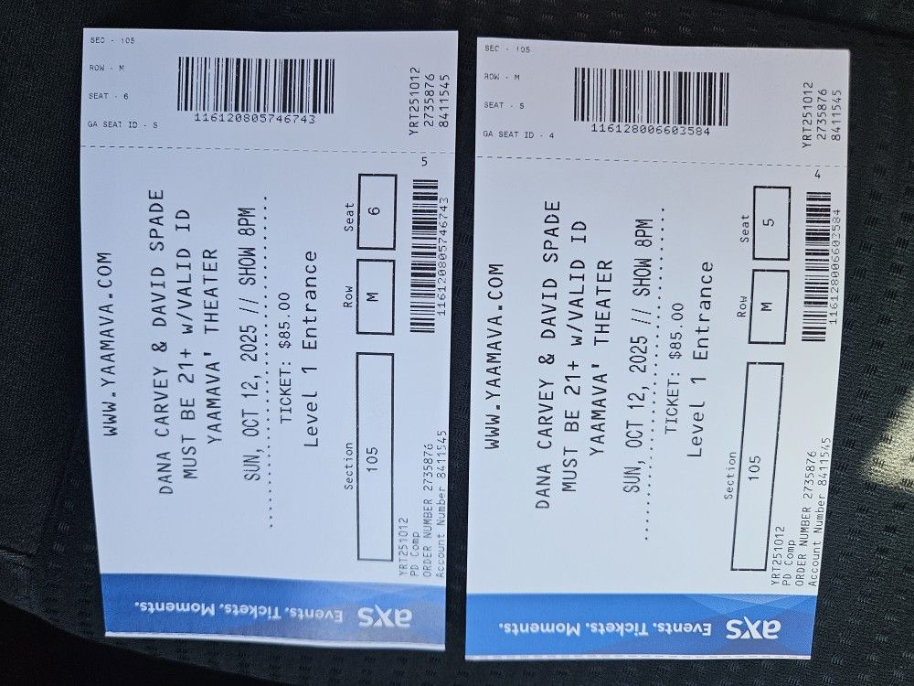 Dana Carvey & David Spade Show
