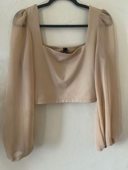 Windsor top Beige top size large