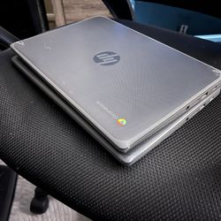 2 HP Chromebooks