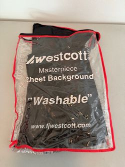 Two Westcott Masterpiece Washable Sheet Backdrops