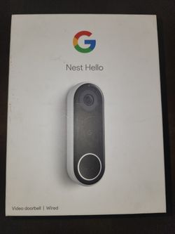 Google Nest Hello Wired Doorbell 2nd Generation 