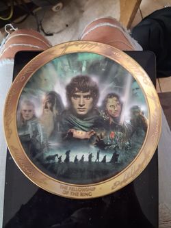 The Lord of the Rings: The Fellowship of the Ring collector plate
