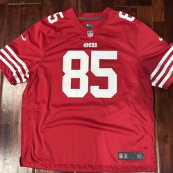 Men's San Francisco 49ers George Kittle Nike Scarlet Player Game Jersey