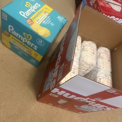pamper swaddlers and huggies