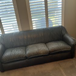 Leather sofa