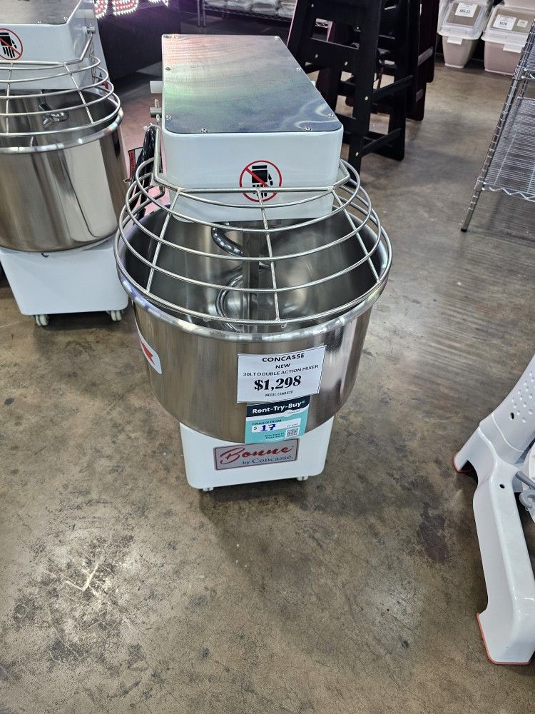 New 30 Qt Dough Mixer 👌 Double Action 