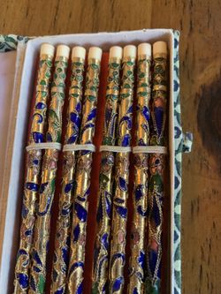 Gorgeous chopsticks from China never used