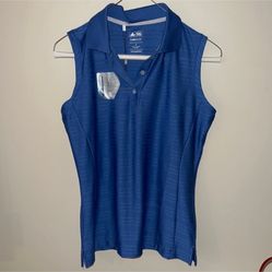 womens climacool adidas golf blue shirt size S