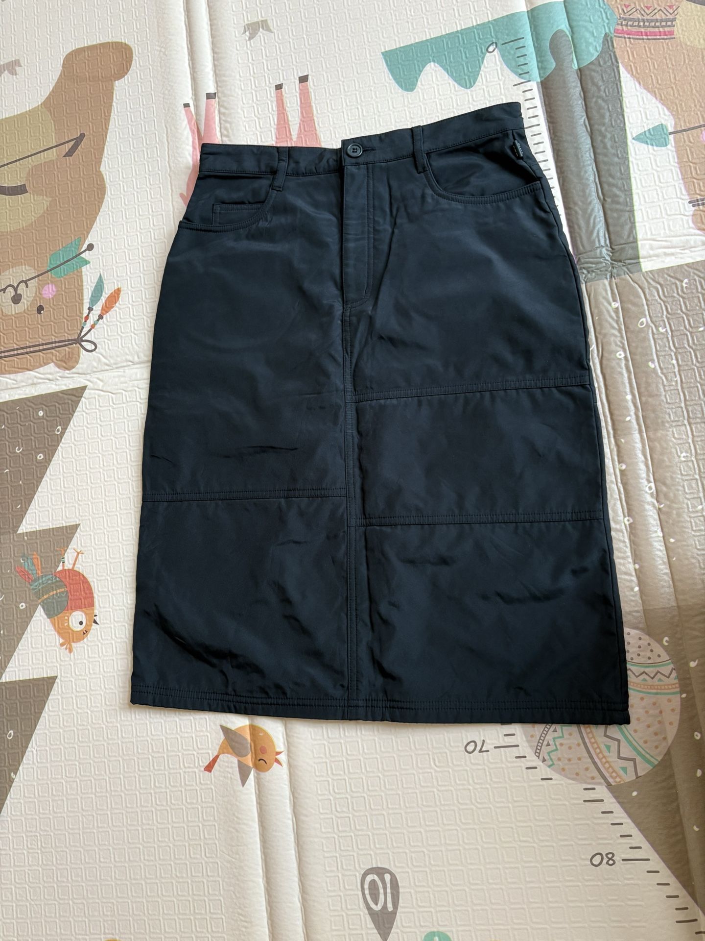 Women Wind Breaker Utility A Line Skirt