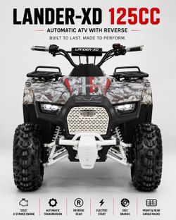 Fully Assembled Automatic ATV125CC with Reverse