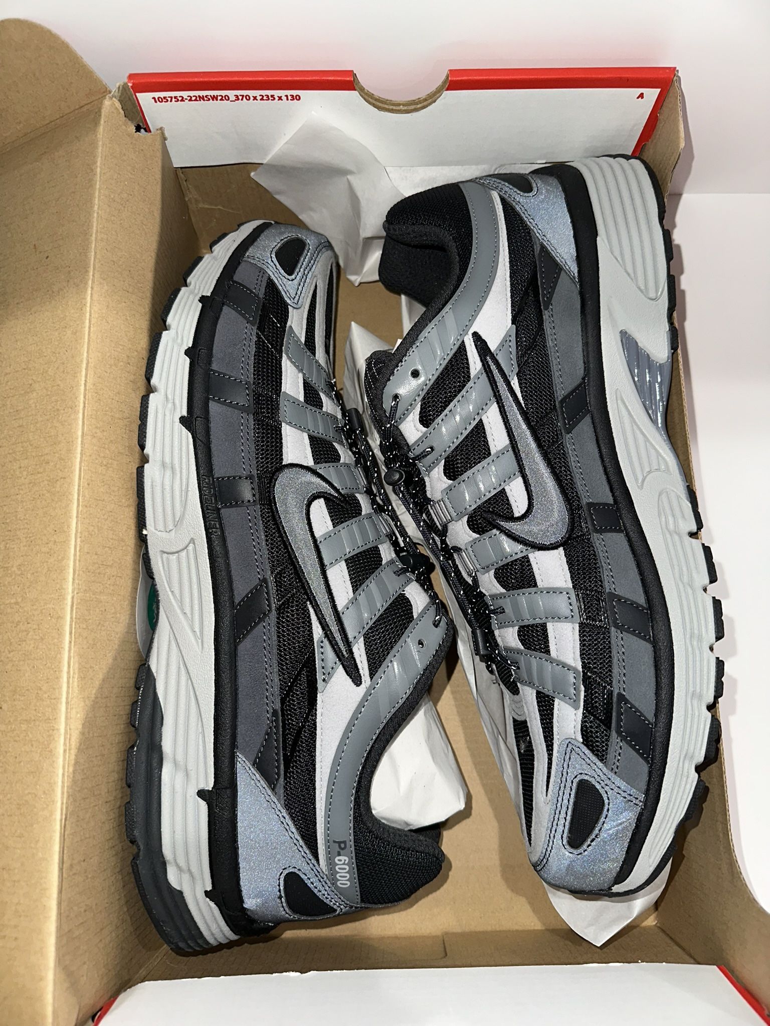 Nike P-6000 Anthracite Smoke Grey Size 14