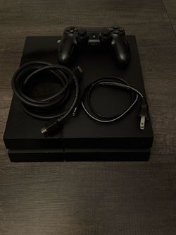 PS4 controller included, and chords