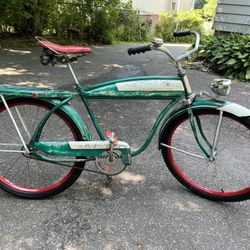 1950s Roadmaster AMF Pleasure Liner Skip Tooth Balloon Tire  Bike