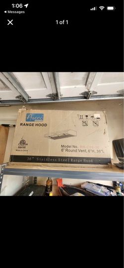 Awoco RH-C06-36 36" Stainless Steel Range Hood